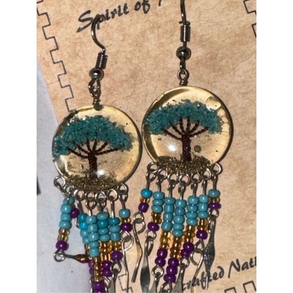 Tree of Life Earrings - Picture 4 of 5
